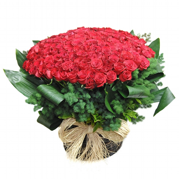 Arranjo Gigante Com 200 Rosas Importadas Big Love