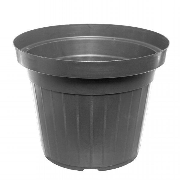 Vaso Redondo De Polipropileno - Preto