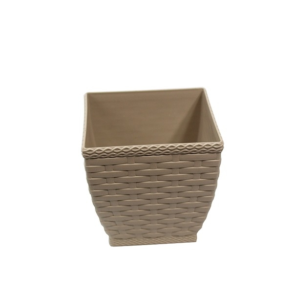 Vaso Quadrado Marrom
