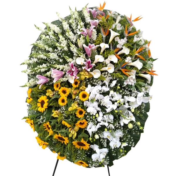 Coroa de Flores Quatro Estacoes