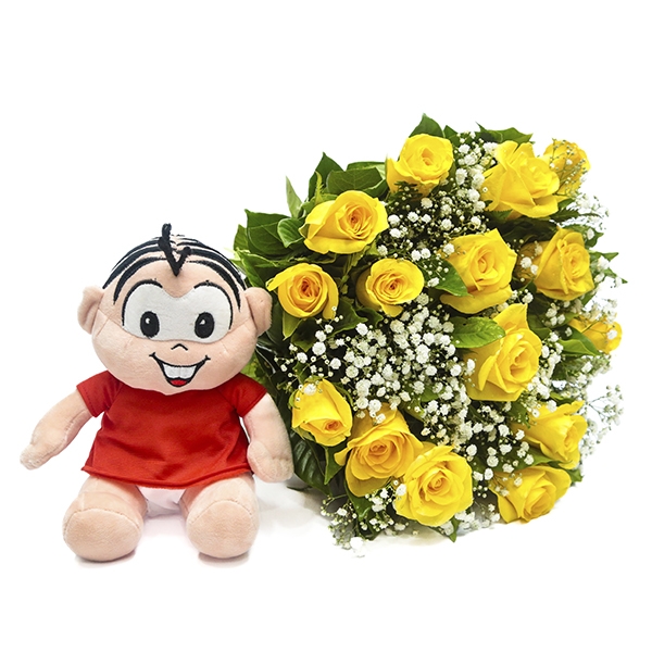 Buquê de Rosas Amarelas da Mônica