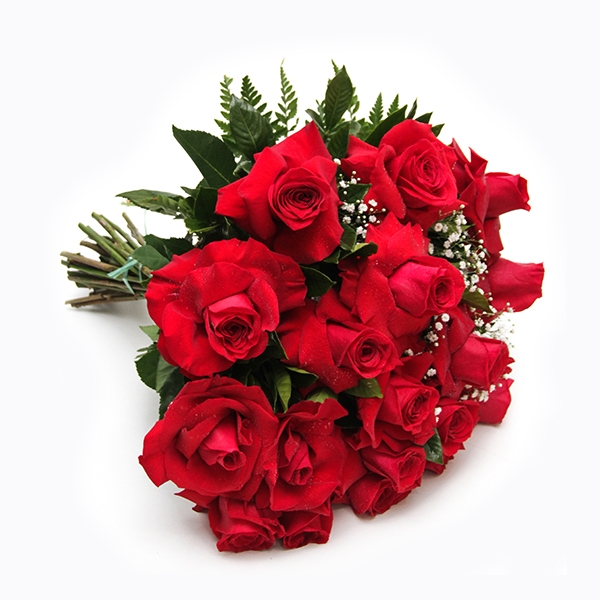 Buque de Rosas Importadas Abertas No Celofane Com 36 Unidades