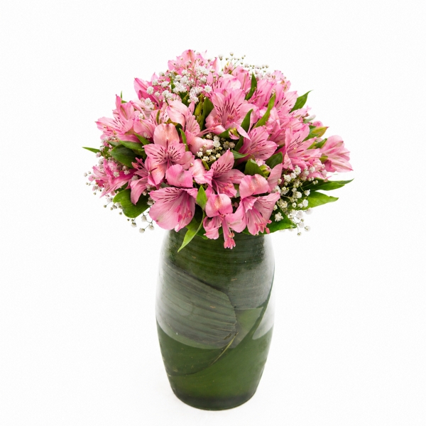 Arranjo Alegria de Astromelias Cor de Rosa