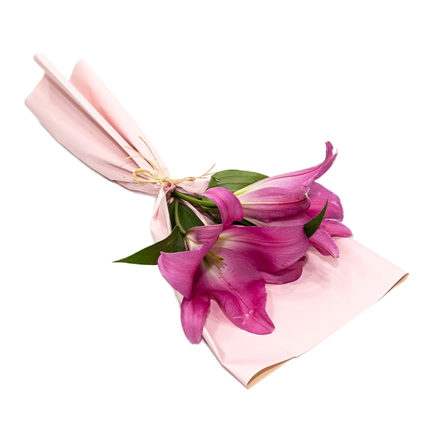 Ramalhete De Lirio Cor de Rosa