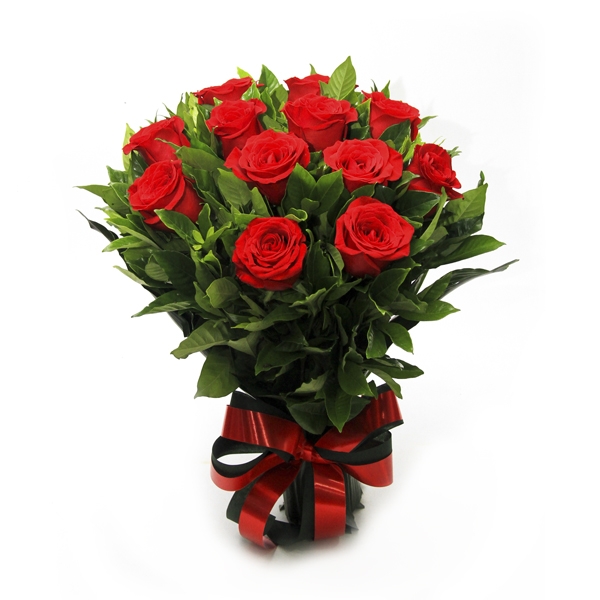 Buque de Rosas Importadas fechadas Colombianas Com 10 unidades